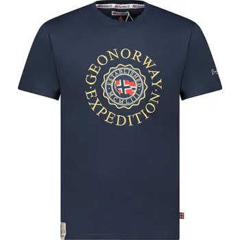 Pánské tričko Tričko Geographical Norway Dunkelblau 3205671 S