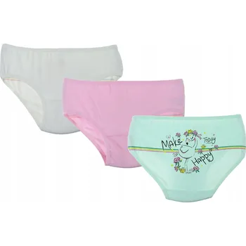 3x Dívčí kalhotky MORAJ bavlna velikost 104-110