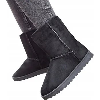 Dámská zimní obuv ČERNÉ DÁMSKÉ SNĚHULE LEANER 37