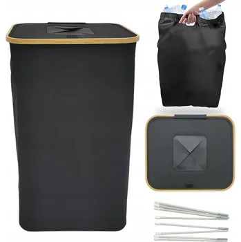 Koš na prádlo Volně stojící koš na prádlo Bedee 100 l černý