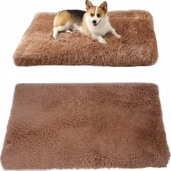 Pelíšek pro psa PLYŠOVÁ OBDÉLNÍKOVÁ PELÍŠEK PRO PSA KOČKU kotec polštář potah 100x60