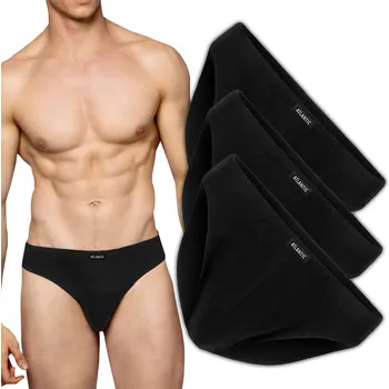 Slipy Pánské slipy Atlantic 3BMP-322 XXL černé 3ks