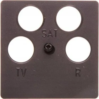 Elektrická zásuvka Hager Rámeček černý