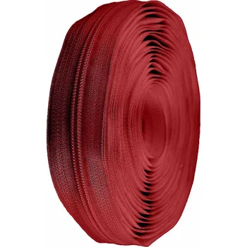 Zip Zip spirálový No 5 metráž pro jezdce typu POL, malé, 163 červená tmavá