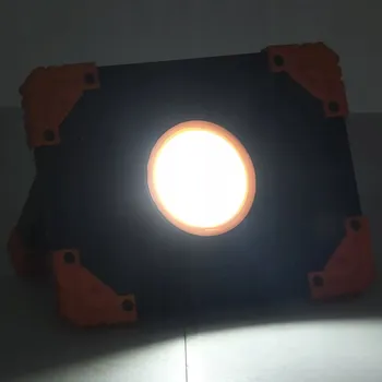 Přenosný LED reflektor, ABS, 10 W, studená bílá
