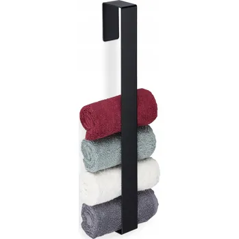 Držák na ručník Tyč na tavné lepidlo Relaxdays černá