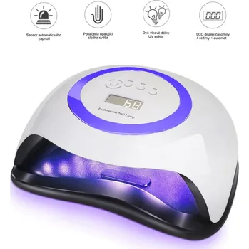 UV lampa na nehty UV LED profi lampa pro gelové nehty 42 UV LED 168W modrá
