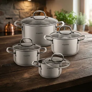 Sada nádobí Sada nerezových hrnců KONIGHOFFER Inoxera 4 ks.