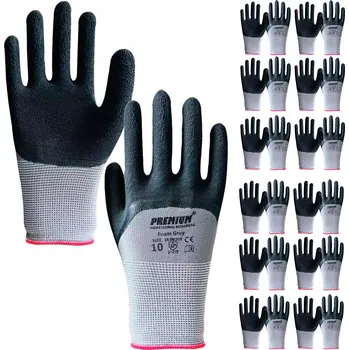 Pracovní rukavice Rukavice Remus FOAM-GREY Premium velikost 7 - S, 12 párů