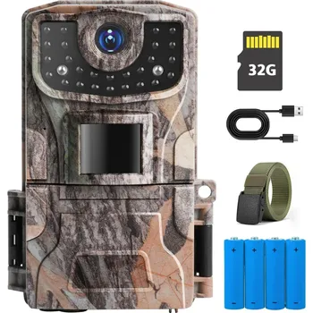 Bezpečnostní kamera FOTOPAST IR 840nm LOVEČECKÁ LESNÍ KAMERA HD 36Mpx Paměťová karta 32 GB