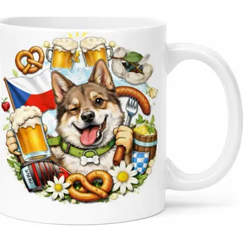 Hrnek s potiskem 330 ml československý vlčák CZ