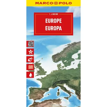 Kniha Evropa 1:4 000 000 / automapa Marco Polo