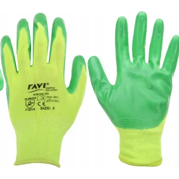 Pracovní rukavice Zahradní rukavice PRIMAVERA GREEN velikost M RAVI