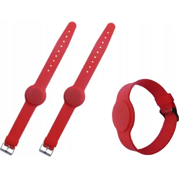 Zabezpečení domácnosti Červený náramek 10 kusů RFID 125kHz TAG ID EM4100