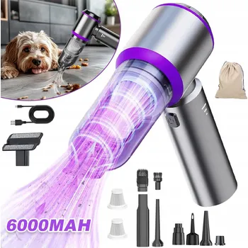 Vysavač Vysavač akumulátorový vysavač, stříbrný, 110 W, sací výkon 22000 Pa