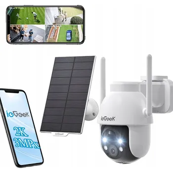 Bezpečnostní kamera EXTERNÍ OTOČNÁ WIFI KAMERA 3MP 2K 4X ZOOM DETEKCE IP65 5200MAH