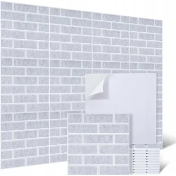 akustická pěna AKUSTICKÉ PANELY ŠEDÉ CIHLY 12 KS 30X30X1 SAMOLEPICÍ IZOLAČNÍ