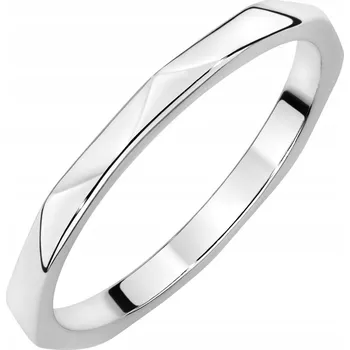 Prsten STŘÍBRNÝ PRSTÝNEK Obrázka ryzost 925 Geometrický Minimalistický vel. 22