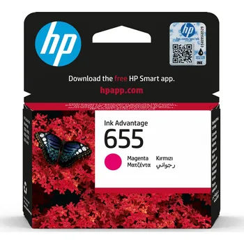 HP 655 Magenta Ink Cart, CZ111AE (600 pages)