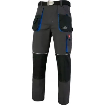 Pracovní obuv Pracovní kalhoty ART.MAS dlouhé černé velikost 60 s odrazkami