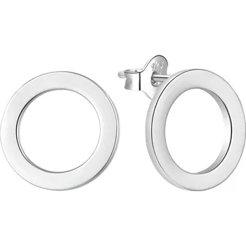 Náušnice Minimalistické stříbrné náušnice AGT-E235P Agato