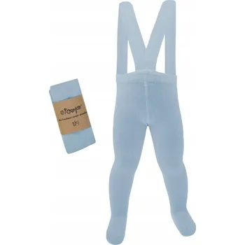 Bamar Nicol dětské punčocháče modré, bambusové vlákno, velikost 86