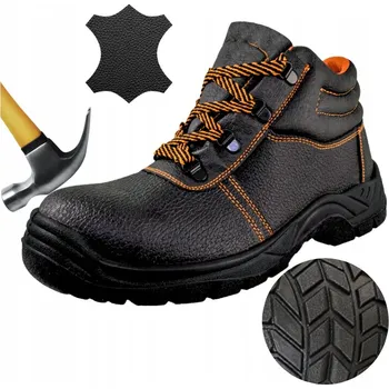 Pracovní obuv Pracovní obuv Specto kožená černá O1 bez ocelové špičky, velikost 42