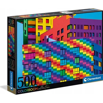 Puzzle Puzzle Clementoni 500 dílků Puzzle 500 Color Boom Squares