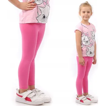 Dívčí legíny Dětské legíny dlouhé klasické LAEMI 591 Světle Růžová 110