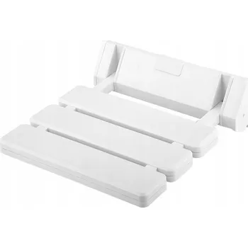 Koupelnové sedátko Skládací sprchová stolička / sedátko do sprchy, montáž na stěnu