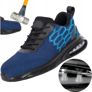 Pracovní obuv Pánské SPORTOVNÍ PRACOVNÍ POLOBOTKY ADIDASY LEHKÉ S NOSKEM BOZP AIR vel. 43