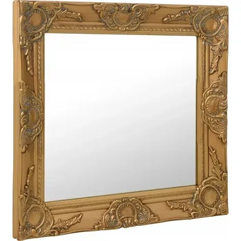 Zrcadlo Zrcadlo nástěnné v barokním stylu, 60x60 cm, zlaté
