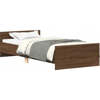 Postel Dřevěná postel VidaXL 90x190 cm bílá