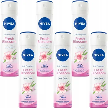 NIVEA Antiperspirant Fresh Blossom 6 x 150 ml sprej