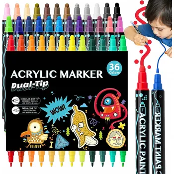 FIXY FIXY POPISOVAČE FIXY 36 Ks NA KAMENY OBLEČENÍ VODĚODOLNÉ