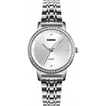 Hodinky Dámské analogové hodinky SKMEI s náramkem – zlaté / stříbrné