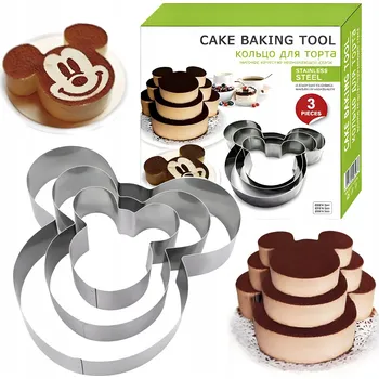 Nádoba na pečení PLECH NA PEČENÍ FORMA NA DORT S ODNÍMATELNÝM DNEM, FORMA NA PEČENÍ, SADA 3ks 10/15/20 cm