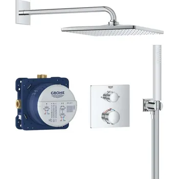 GROHE - Precision Sprchový set s termostatem pod omítku, 31x31 cm, chrom 34881000