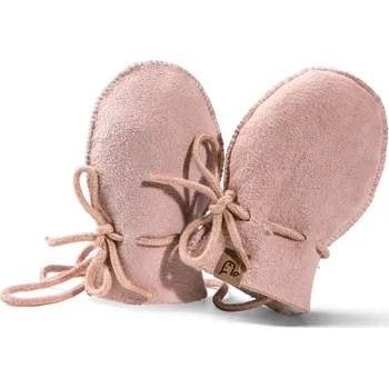 Rukavice Dětské kožešinové rukavice z merino kožešiny Fellhof MAXI Barva: růžová