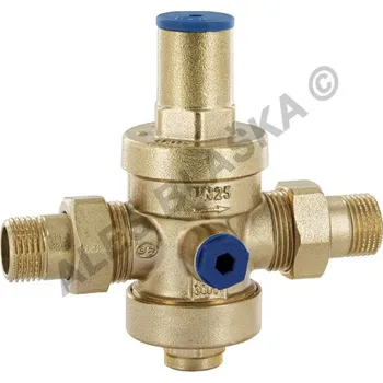 Ventil OR - Officine Rigamonti - Itálie | Redukční ventil mosazný se šroubením vnější závit -- regulátor tlaku vody (redukčák na vodu) - 1/2" OR.0234.2