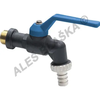 Instalatérský materiál VIR – Valvoindustria Ing. Rizzio S.p.A. | VIR ARCTIC Kulový kohout (ventil) zahradní mrazuvzdorný s pákou a nástavcem na hadici - 1" VIR218