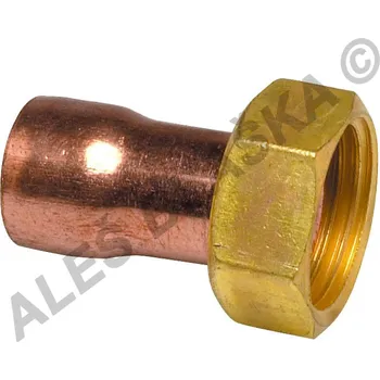 Instalatérský materiál CU 5240 G Měděné pájecí hrdlo s převlečnou matkou (pro k pájení, letovací - měď) - 18x3/4" CU.5240G