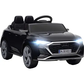 Dětské elektrovozidlo AIYAPLAY Elektromobil AIYAPLAY, 12V Audi Q8, 3-5 km/h, dálkové ovládání, světlomety, hudba, černé