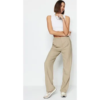 Dámské kalhoty trendyol Beige 8377744 40