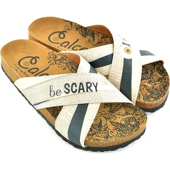 Dámské žabky Calceo Hellgrün/ Schwarz 3098016 42