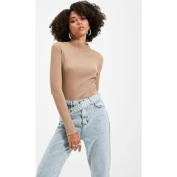 Dámské tričko trendyol Camel 2656161 M