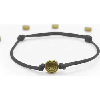 Náramek Náramek černý se spirálou