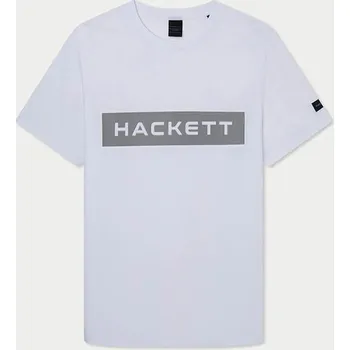 Pánské tričko Tričko Hackett London Weiß 605680 L