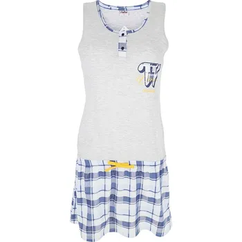 Dámské pyžamo COTONELLA Grau/ Blau 1211413 S