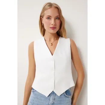 Dámská vesta Vesta Happiness Istanbul Weiß 654817 38